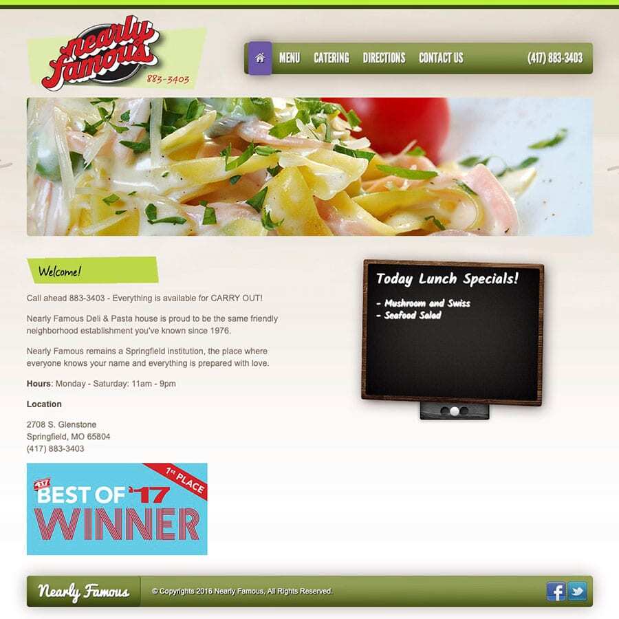 Nearly Famous Deli & Pasta House