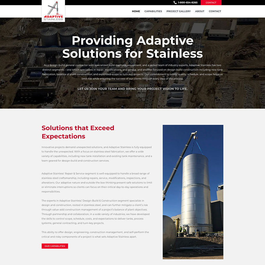 Adaptive Stainless