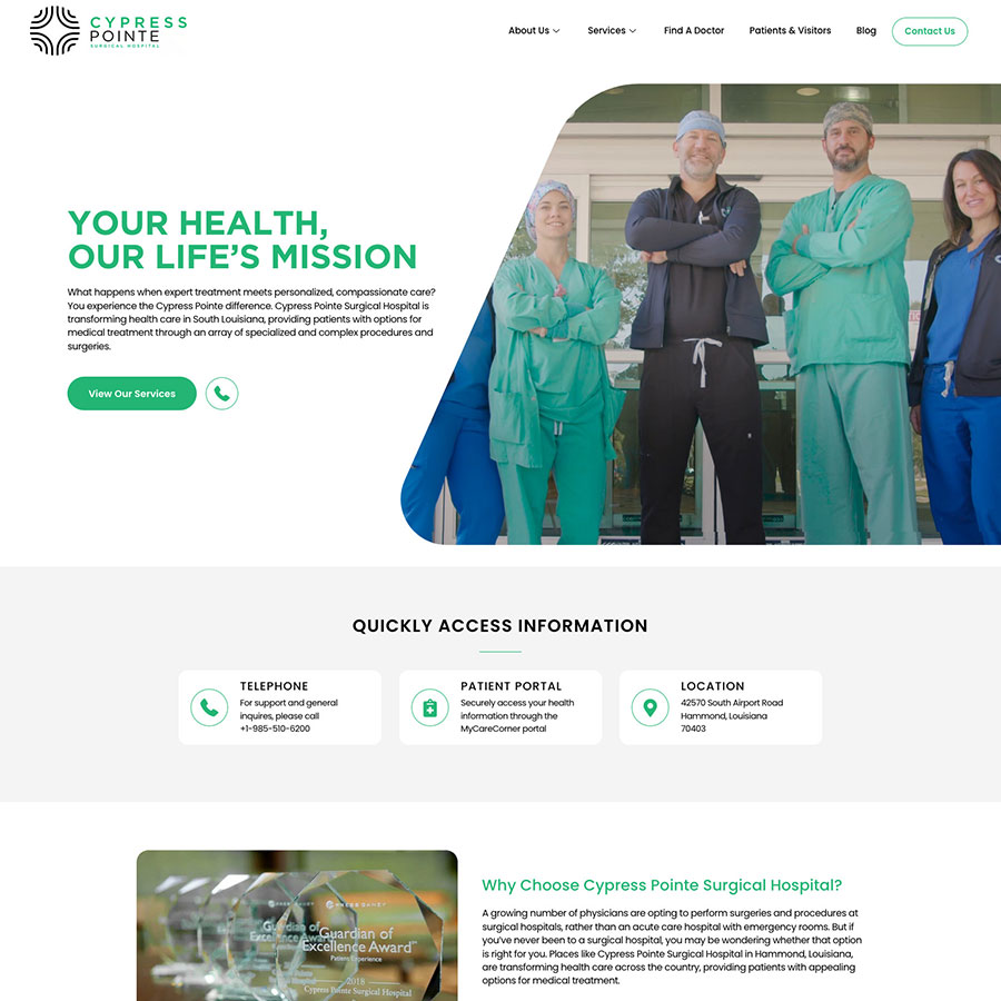 Cypress Pointe Surgical Hospital
