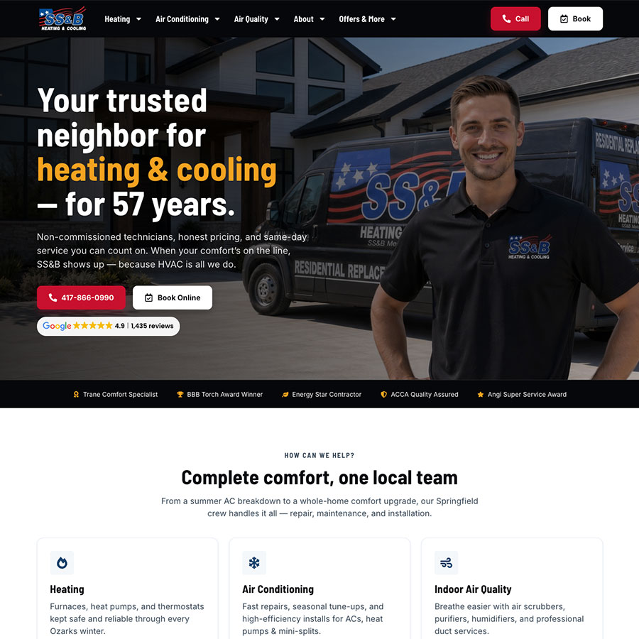 SS&B Heating & Cooling